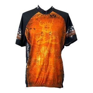 Men’s Medium Cycling Jersey Voler Horribly Hilly Hundreds 3 Quarter Zip